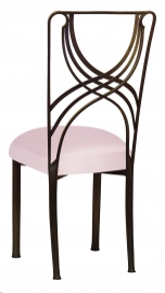 Bronze La Corde with Soft Pink Satin Boxed Cushion