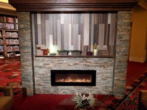 Double Sided Fireplace Rental