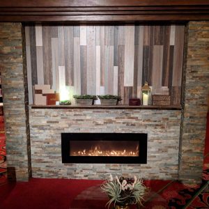 Double Sided Fireplace Rental