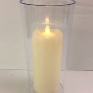 10"x5" Acrylic Cylinder Vase