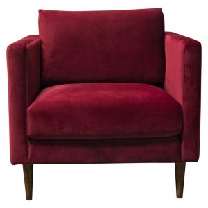 Burgundy Velvet Side Chair Rental