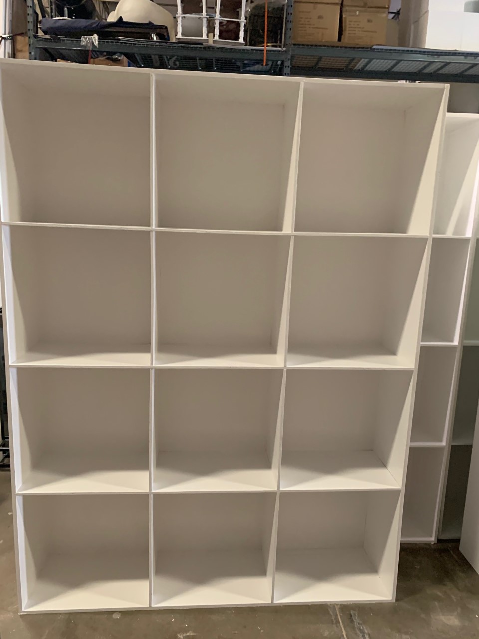White Cube Shelf Unit Rental Vegas