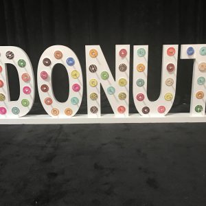 Donut Letter Wall
