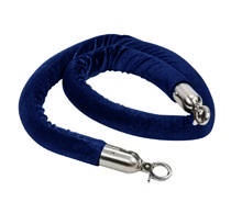 Blue Stanchion Rope Cover