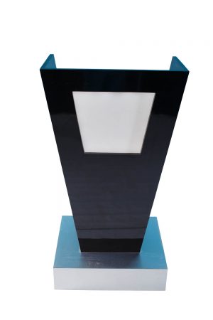 Black Laminate Podium Rental