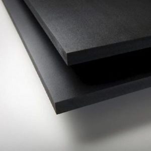 1/2" Black PVC - No Printing