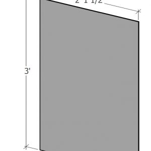 Cubical Shield 1/4" Plex 2' x 3'