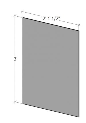 Cubical Shield 1/4" Plex 2' x 3'