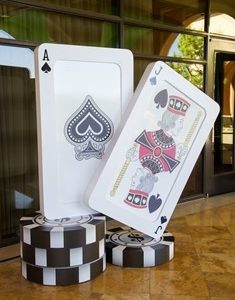 Backlit Blackjack Card Fan