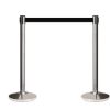 Retractable Black Belt & Chrome Stanchion - Image 2