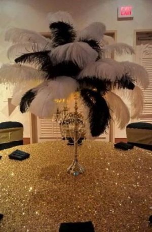 Feather Plume Tall Centerpiece