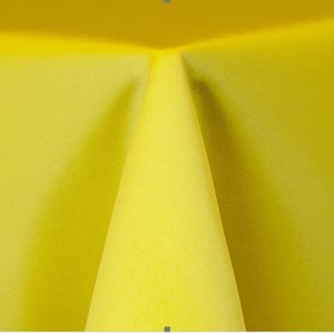 Lemon (Yellow) Matte Satin Linen 132"