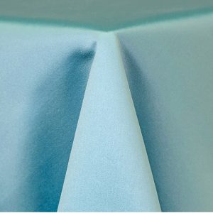 Turquoise Matte Satin Linen 90” X 156”