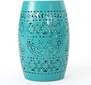 Metal Accent Table - Teal