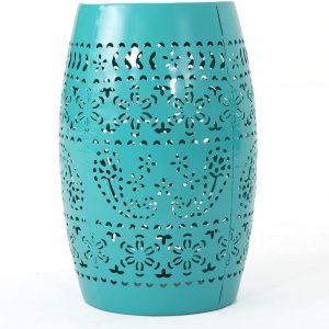 Metal Accent Table - Teal