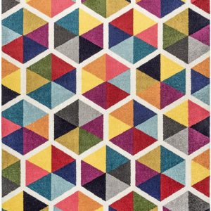 8' x 10' Colorful Geometric Area Rug