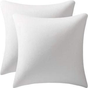 White Velvet Pillow 18" x 18"