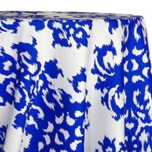 Royal Blue Newport Dupioni Linen 132"