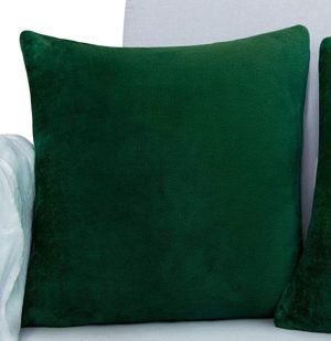 Emerald Green Velvet Pillow 20" x 20"