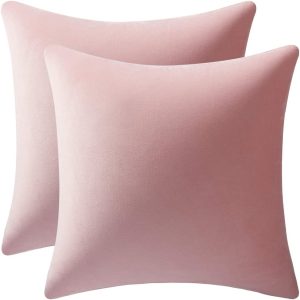Blush Pink Velvet Pillow 20" x 20"