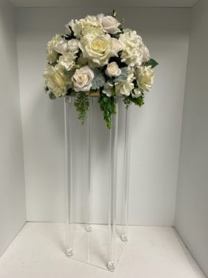 Floral Plexi Stand