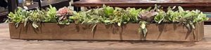 Wood Trough Planter 48"