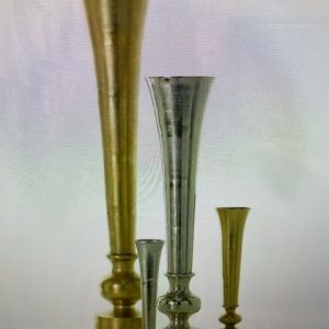 Gold Metal Urn Vase 52" TALL