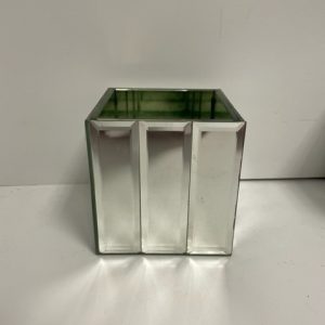 Mirror Dazzle Cube Vase 4"
