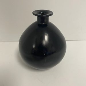 Black Bubble Bud Vase 6" Jolie