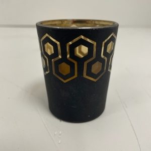 Black and Gold Geo Votive 3"