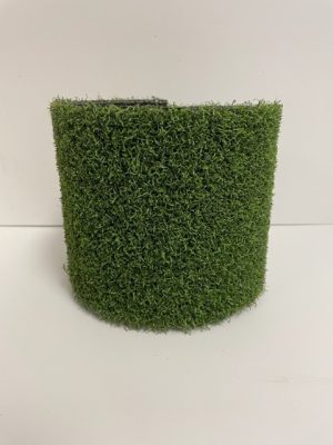 Turf Covered Glass Cylinder 6"