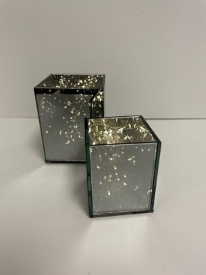 Glass Infinity Duo with Fairy Lights