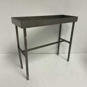 Metal Rectangle Stand with tray 12"x 12"x 4"