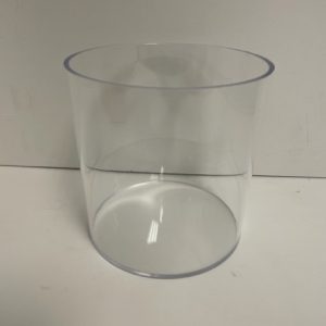 Acrylic Clear Cylinder Vase 6"