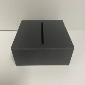 Black Led Plexi Box/ Riser 6" -