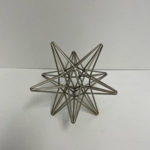 Silver Metal Wire Star 7"