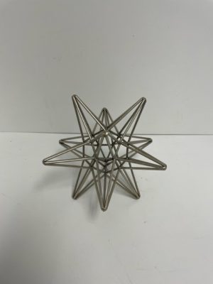 Silver Metal Wire Star 7"