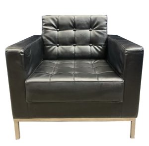 Contemporary Black Armchair