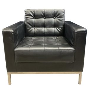 Contemporary Black Armchair