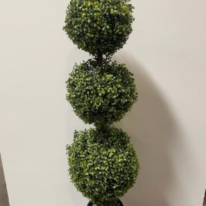 Boxwood 3 Sphere Topiary Tree 56"