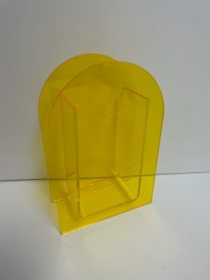 Acrylic Yellow Vase 7"