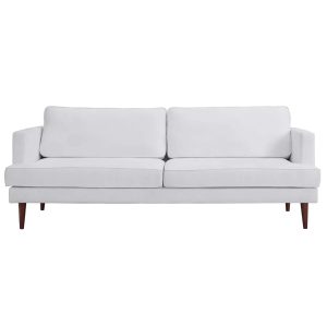 White Agile Fabric Sofa