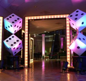 Stacked Dice Marquee Entrance