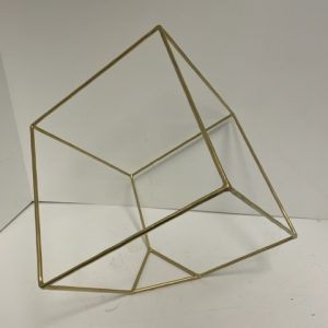 Gold Metal Frame 12" square