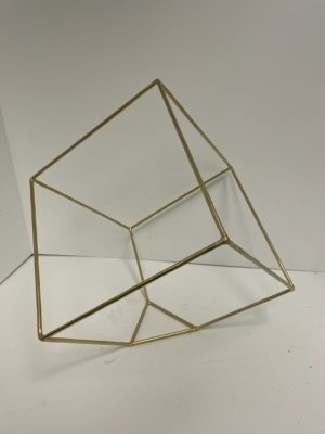 Gold Metal Frame 12" square