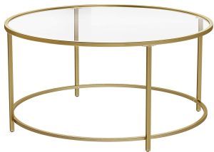 Gold Round Coffee Table