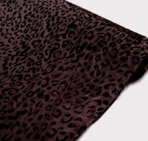 Chocolate Cheetah 132" Linen