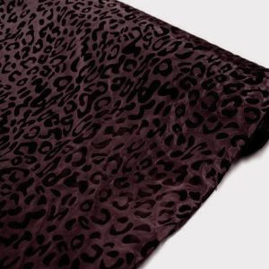 Chocolate Cheetah 132" Linen