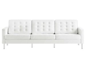Contemporary White Sofa