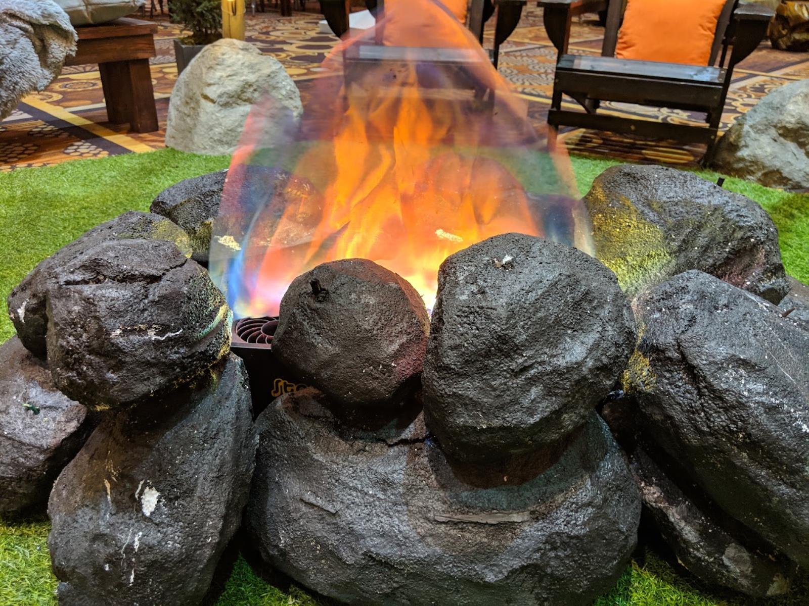 Faux Campfire